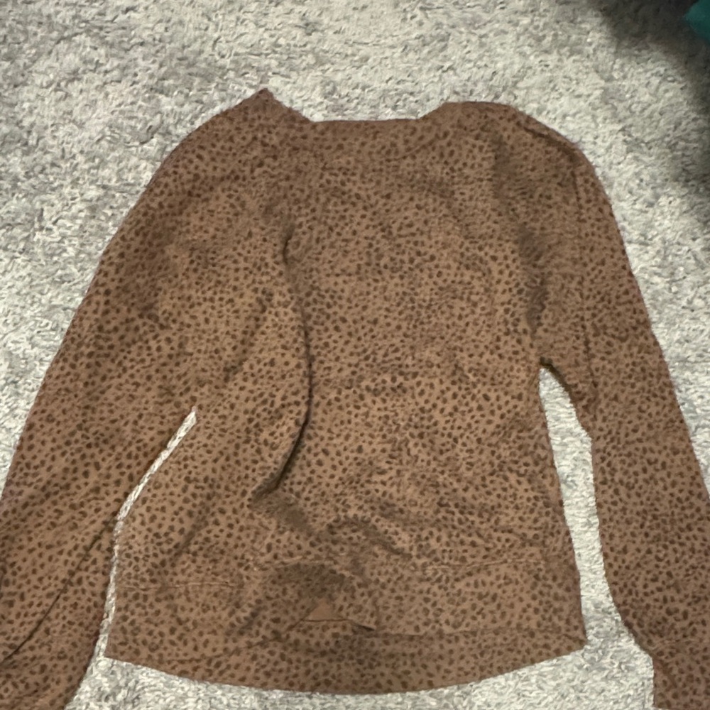 Abercrombie & Fitch Brown Patterned Top
